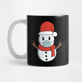 Quarantine Christmas Snowman 2020 Mug